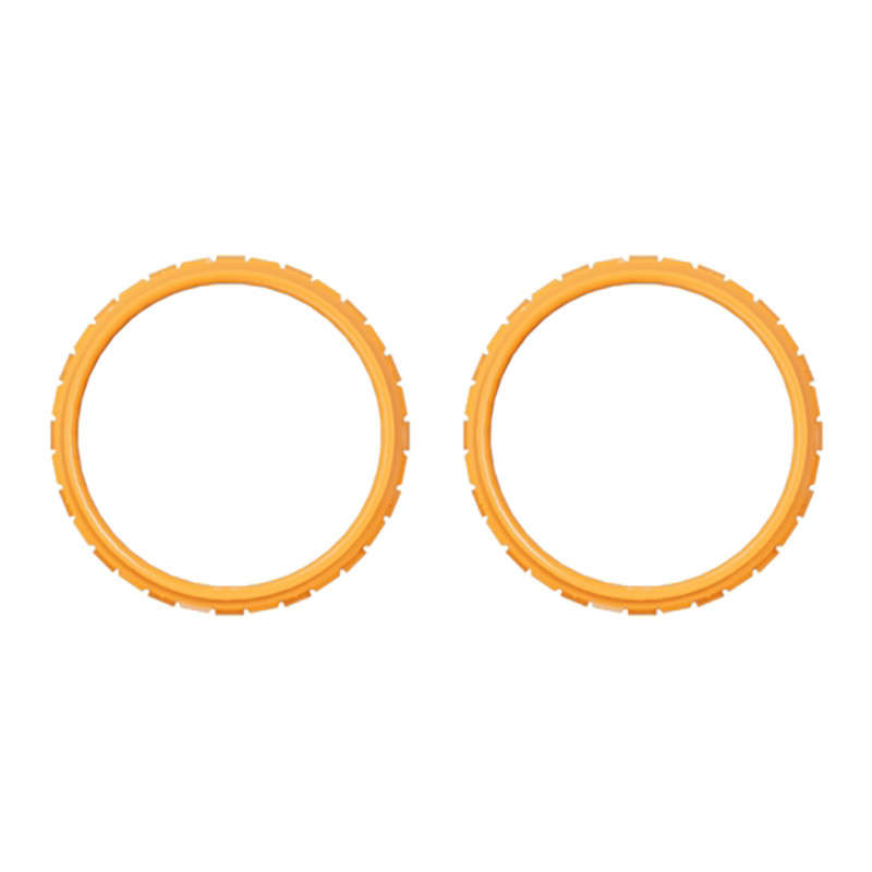 PS5 Dualsense Controller Accent Rings Solid Unpainted Caution Yellow