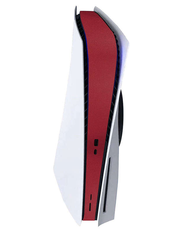 PS5 Decorative Faceplate Skin Matt Red