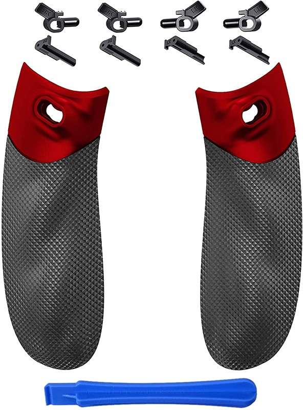 Xbox Series X/S Controller Flexor Diamond Textured Side Rails Grips with Trigger Stop Kit Vampire...