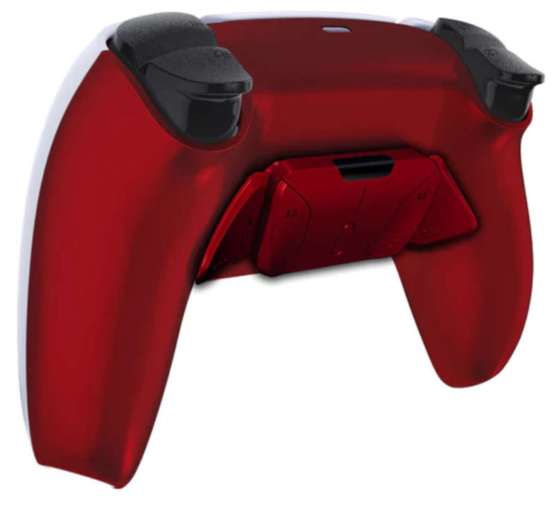 Ps5 Dualsense Controller 4x Back Button Mod Kit Rise4 Soft Touch Vampire Red