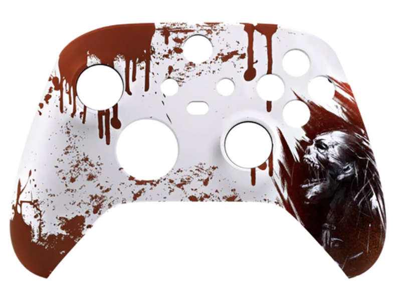 XBOX SERIES S/X Controller Front Faceplate Art Series Soft Touch Blood Zombie