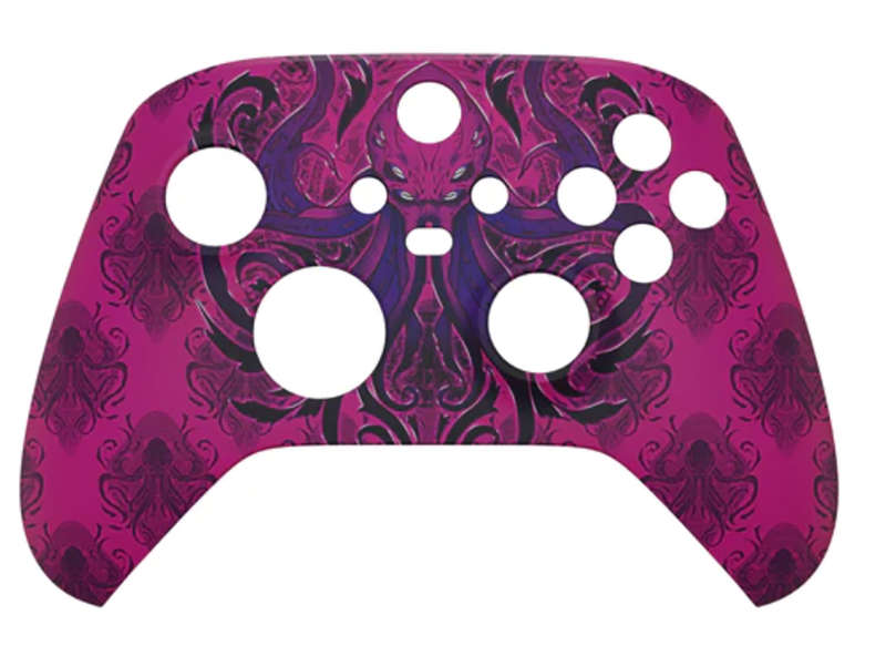 XBOX SERIES S/X Controller Front Faceplate Art Series Soft Touch Dark Octo