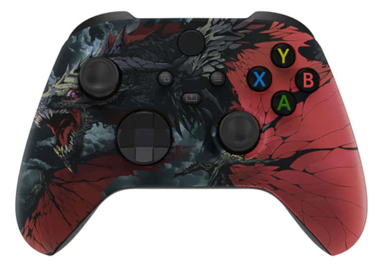 XBOX SERIES S/X Controller Front Faceplate Art Series Soft Touch Dragon