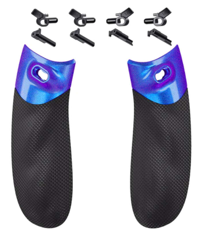 Xbox Series X/S Controller Flexor Diamond Textured Side Rails Grips with Trigger Stop Kit Chamele...