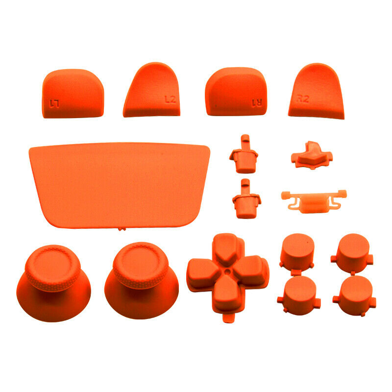 PS5 Dualsense Controller 16pc Button Set Orange BDM-020