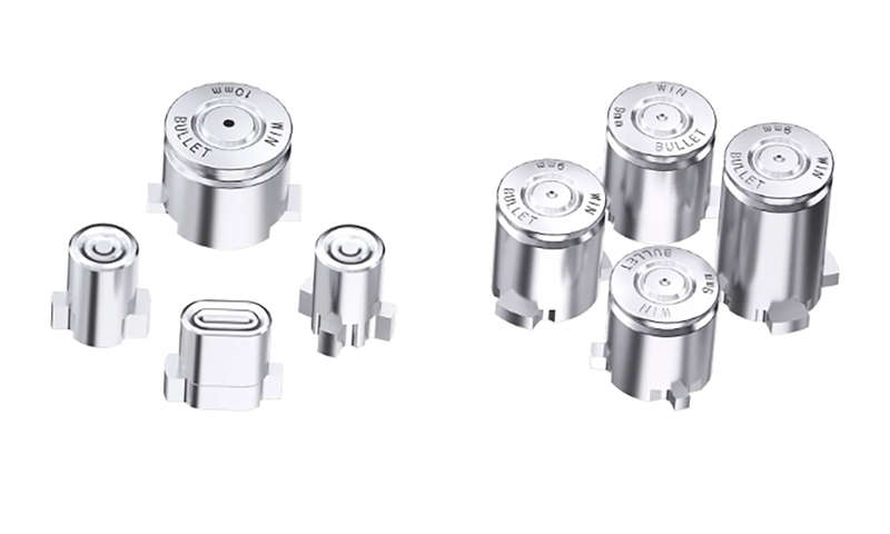 XBOX SERIES S/X Controller  Metal Button Set Bullet Silver