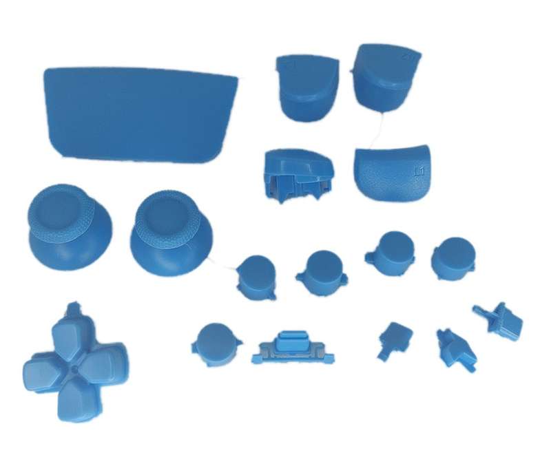 PS5 Dualsense Controller Full Button Set Starlight Blue for BDM-030