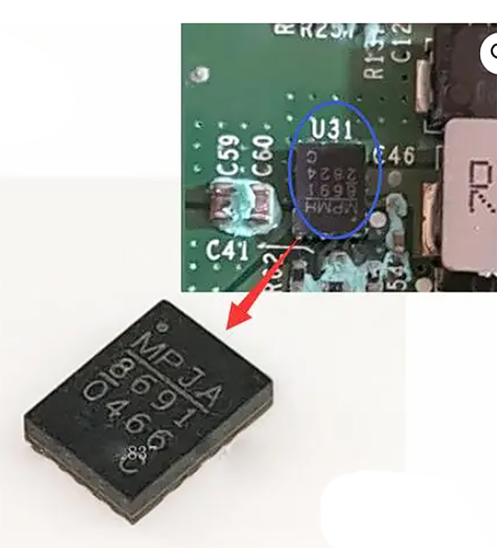 Xbox Series X Board U31 8691 MP8691 QFN IC Component
