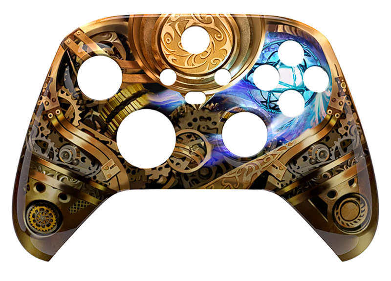 XBOX SERIES S/X Controller Front Faceplate Art Series Glossy Steampunk