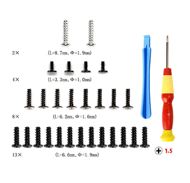 PS5 Controller Screwdriver + Pry Tool + Screw Kit