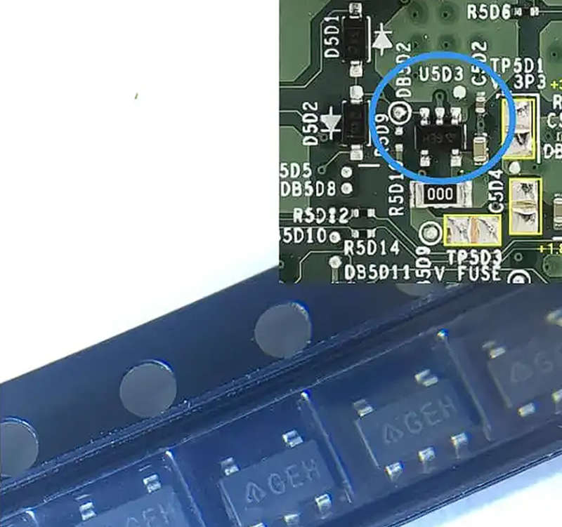 Xbox One S Motherboard GEH U3D6 U5D3 SOT23-5 LDO Voltage Regulator