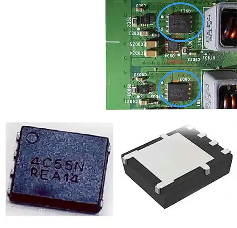 Xbox One S Q9D3 Q9E1 4C55N N-Channel QFN-8 Mosfet