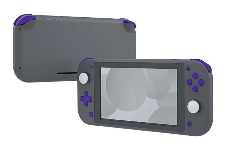 NS Switch Lite 14 Piece Button Kit Matte UV Dark Purple