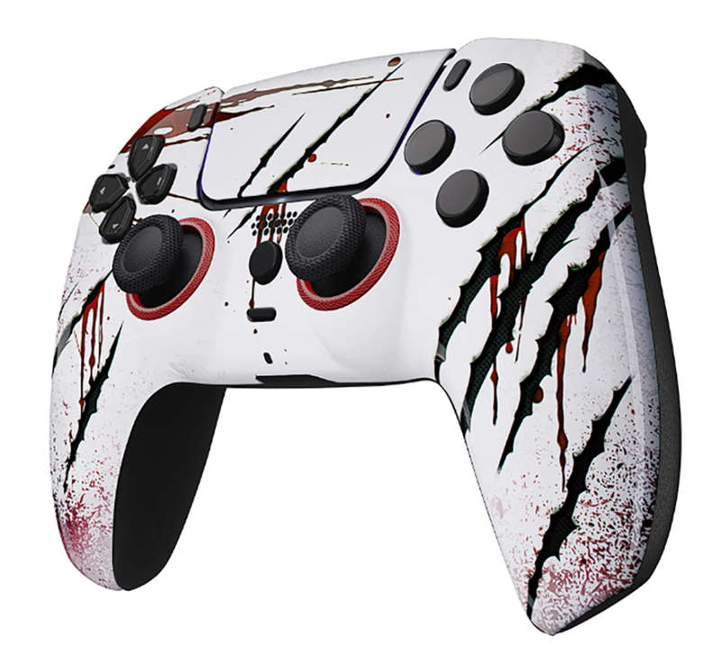 PS5 Dualsense Controller Front Shell With Touchpad Luna Glossy Clawed