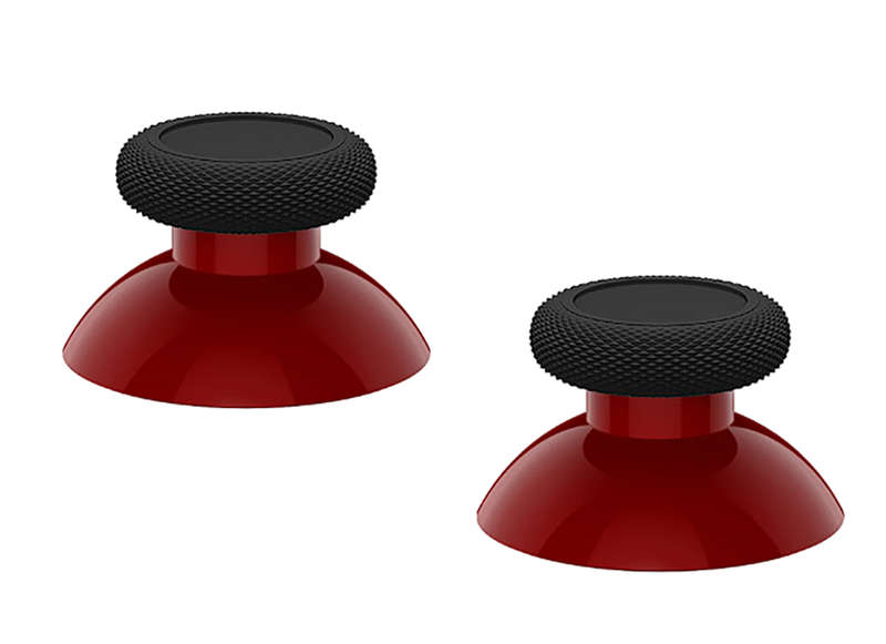 Xbox One / S / Series Replacement Thumbsticks Carmine Red & Black