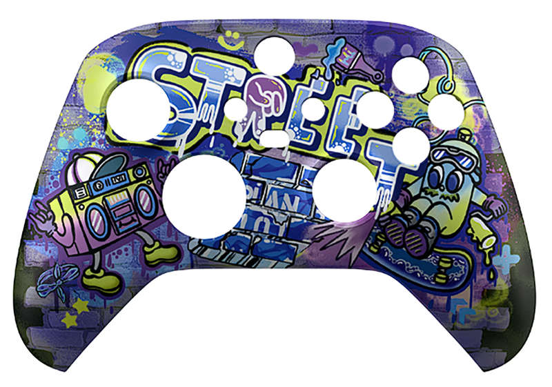 XBOX SERIES S/X Controller Front Faceplate Art Series Street Art
