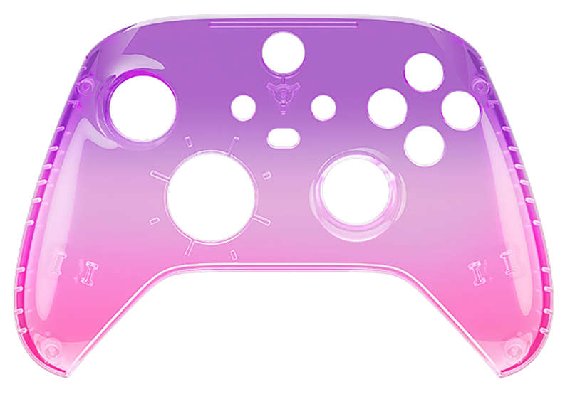 XBOX SERIES S/X Controller Front Faceplate Glossy Gradient Translucent Purple Rose Red
