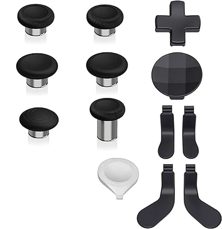 XBOX ONE Elite V2 Controller Magnetic Thumbstick Accessory Paddle Set Black
