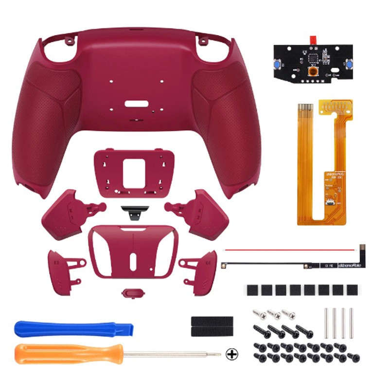 ps5-dualsense-controller-4x-back-button-mod-kit-rise4-rubberized-cosmic-red-for-bdm-030-040.jpg
