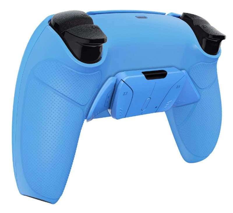 Ps5 Dualsense Controller 4x Back Button Mod Kit Rise4 Rubberized Starlight Blue for BDM-030/040