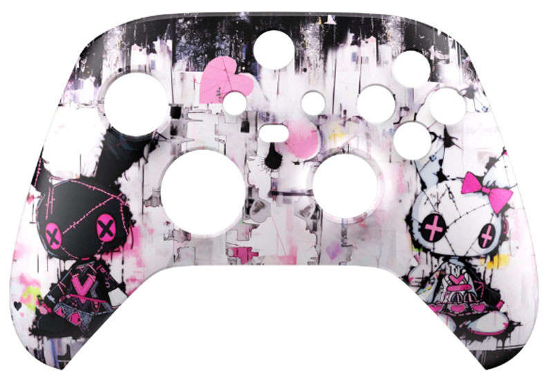 XBOX SERIES S/X Controller Front Faceplate Art Series Punky Bunny