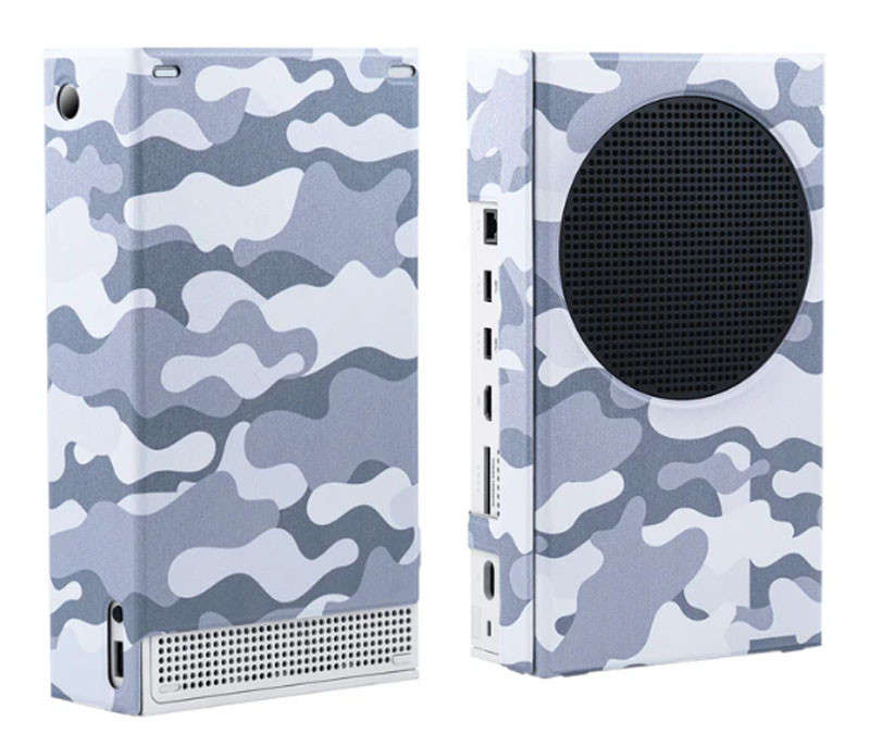 Xbox Series S AOLION Magnetic Protective Case Wrap Camouflage Gray