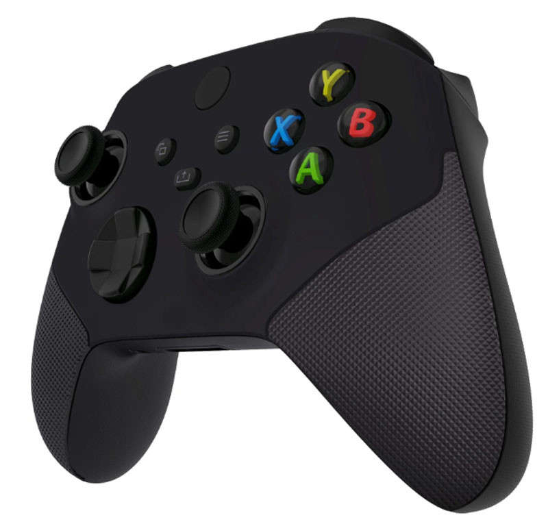 XBOX SERIES S/X Controller Front Faceplate Performance Series Rubber Grip Black