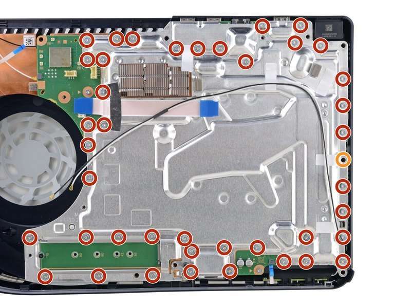 PS5 Motherboard Heat Shroud Screw
