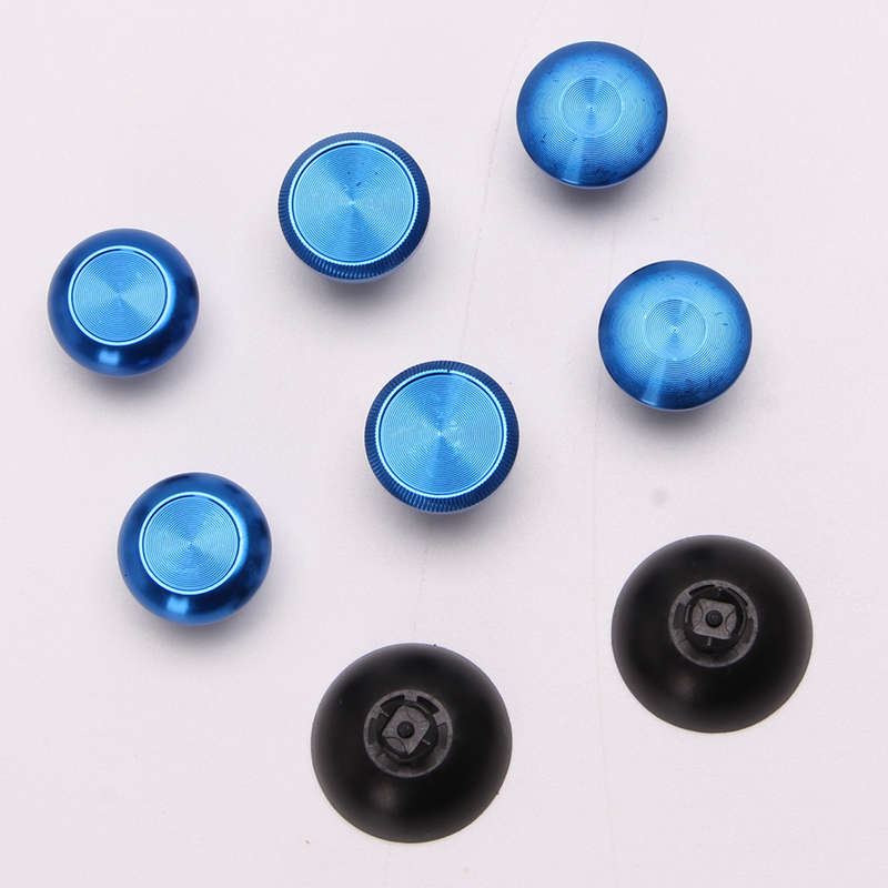 PS5 Dualsense 8Pcs Swappable Metal Thumbstick Kit Blue