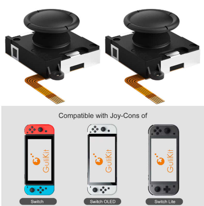 NS Switch / Lite Gulikit Electromagnetic Hall Sensing Joystick Set