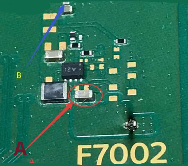 PS5 EDM-20 motherboard F7002 Capacitor B Type