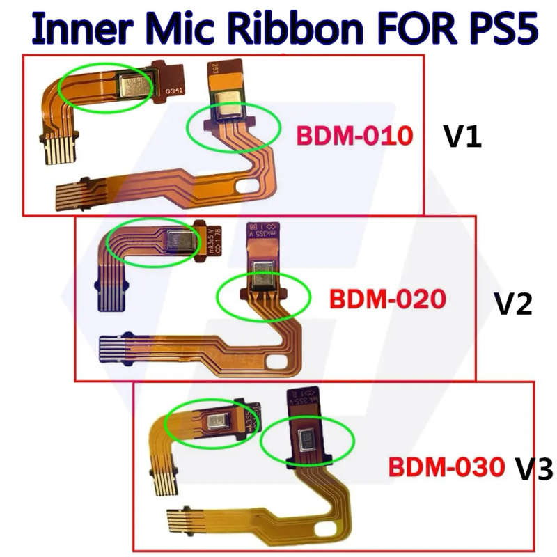 PS5 Dualsense Controller Microphone Flex Cable Set V3