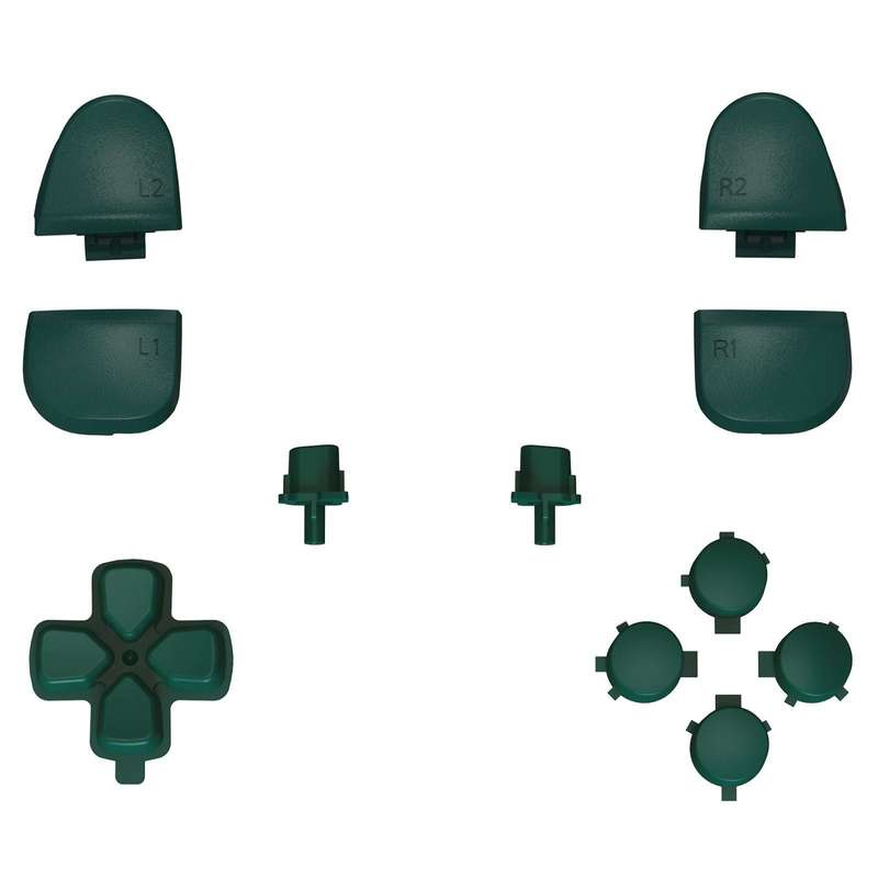 PS5 Dualsense Button Set Matte UV Racing Green BDM-030/040/050
