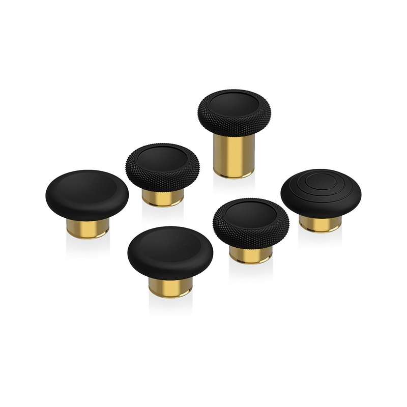 XBOX Elite Series 2 / Elite 2 Core Blue Magnetic Thumbstick Set Black & Metallic Hero
