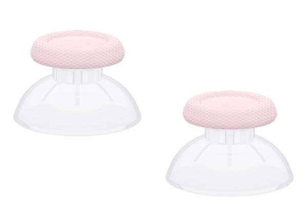 PS5 Dualsense Controller ThumbSticks Clear & Cherry Blossoms Pink