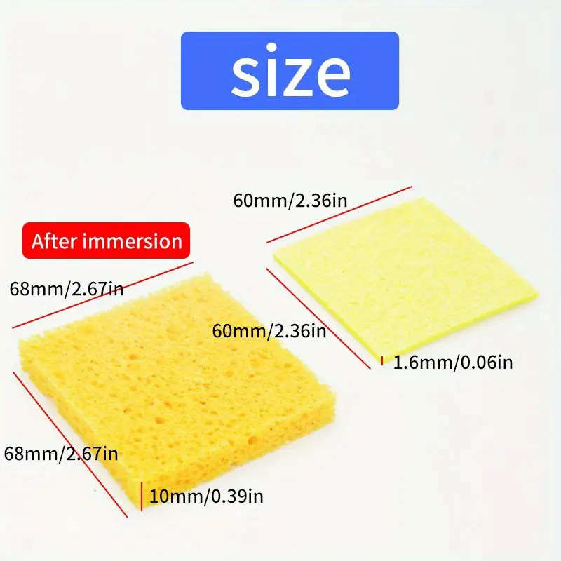 Soldering Iron Tip Cleaning Sponge 10pcs