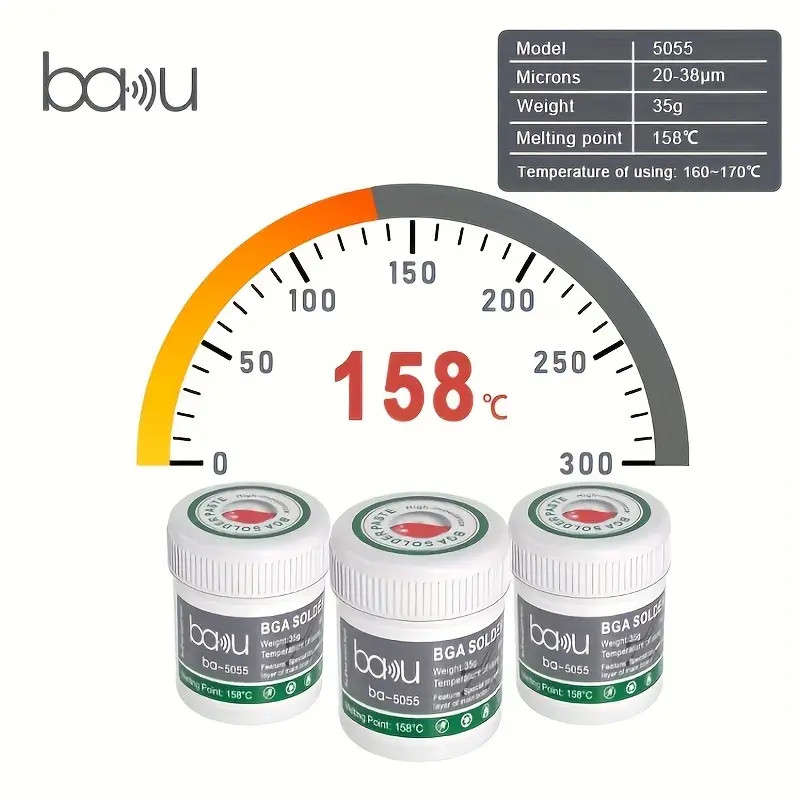 BA-5055 Solder Paste 35g Low Temp