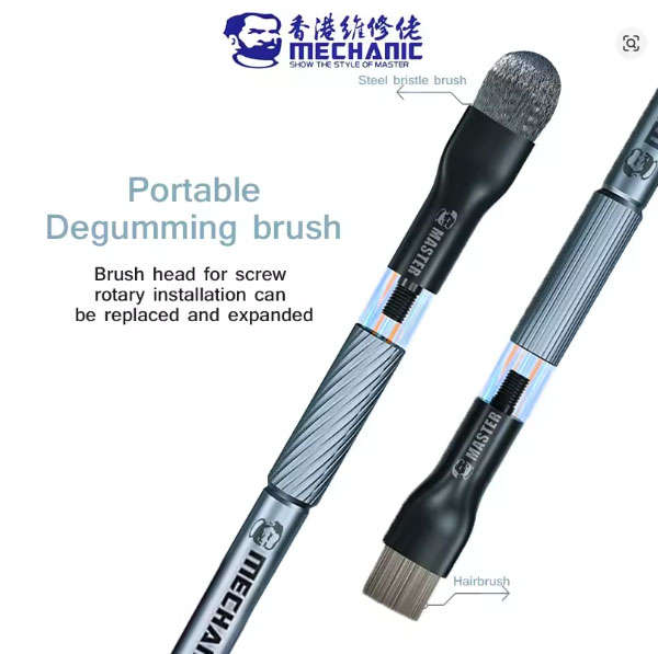 Mechanic Motherboard PCB Cleaning Brush 2 heads