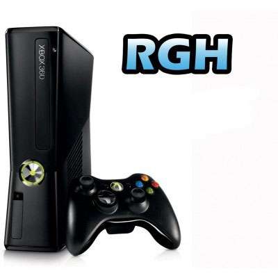 Modded Xbox 360 Slim 500GB RGH3 Console With Kinect Sensor  Pre-Owned