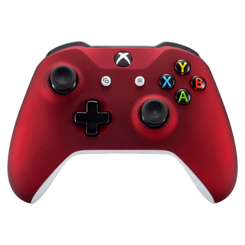 Xbox One S Wireless Controller with Custom Faceplate Vampire Red
