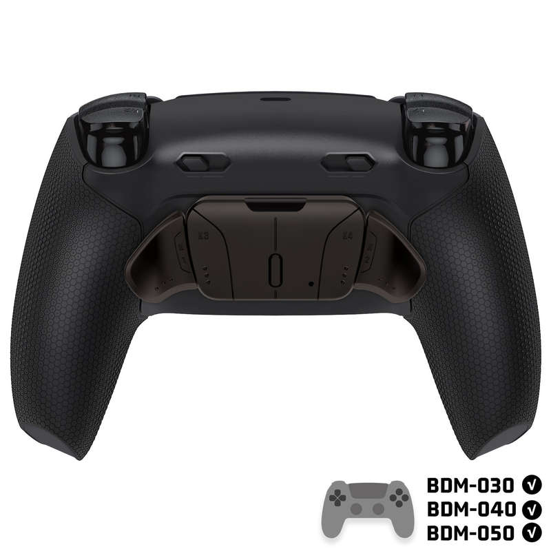 Ps5 Dualsense Controller NEW Plus MAX Edition Back Button Mod Kit Rise4 Rubberized Black Metal Ed...