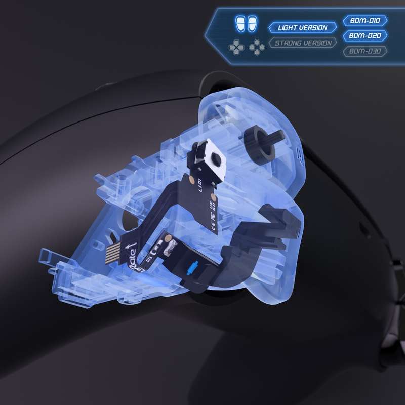 PS5 Dualsense Controller Tactile Clicky Hair Trigger Kit Light Micro Switch Version BDM010/020