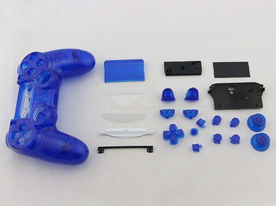 PS4 DUALSHOCK 4 COMPLETE SHELL SERIES TRANSPARENT BLUE