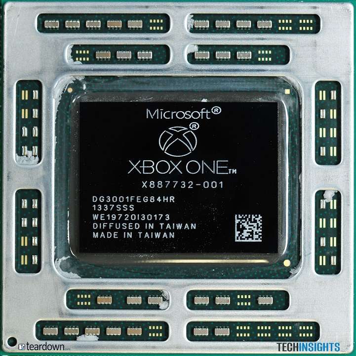 Microsoft XBOX ONE GPU X887732-001 DG3001FEG84HR Chipest Reballed