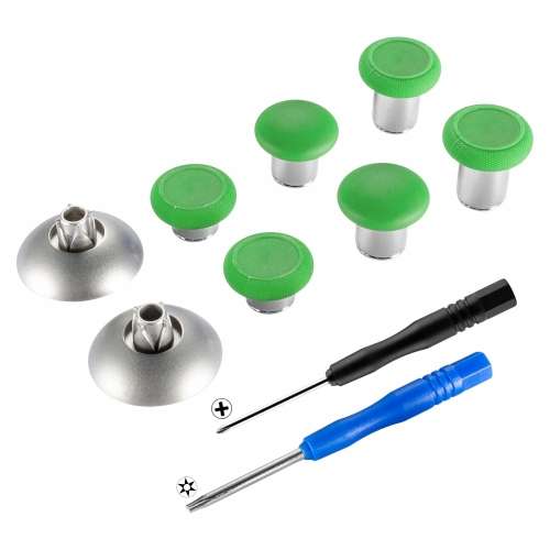 Xbox One / Xbox Series / PS4 Controller GREEN Raised Anti-slip Thumbsticks
