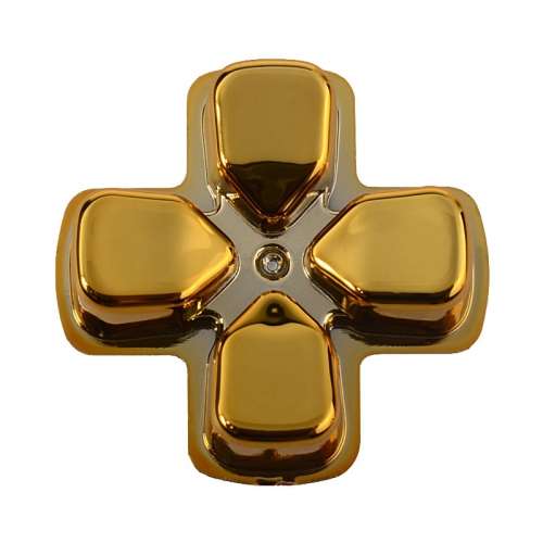 PS4 DS4 Dualshock 4 D-PAD Chrome Gold