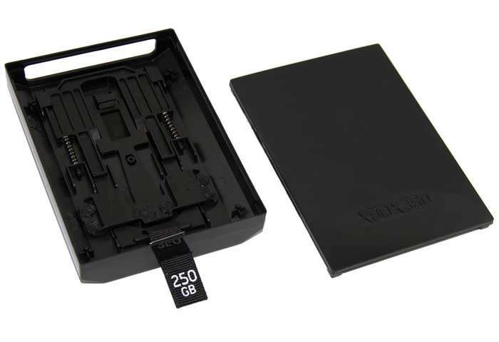 Xbox 360 Third Party Slim Black Hard Drive Caddy Case