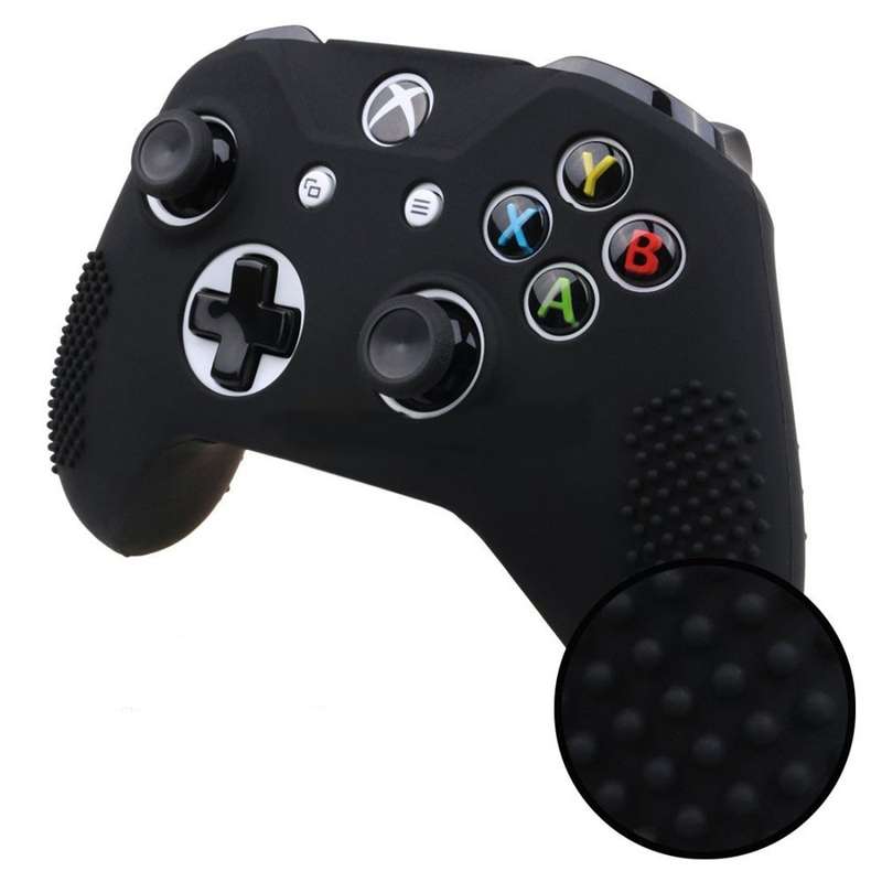 XBOX ONE Slim Controller Silicon Protect Case Grip Black