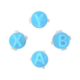 Xbox One Controller Button Set Transparent Light Blue