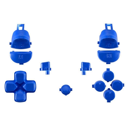 Dualshock 4 DS4 V2 Controller Button Set Polished Light Blue